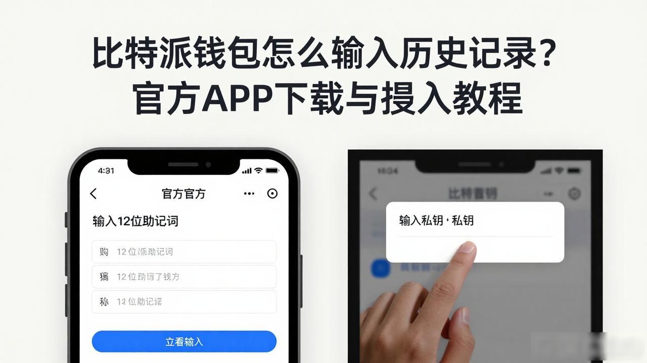 比特派钱包历史记录导入_如何在比特派钱包下载官方app中导入历史记录？_比特派钱包官方APP下载