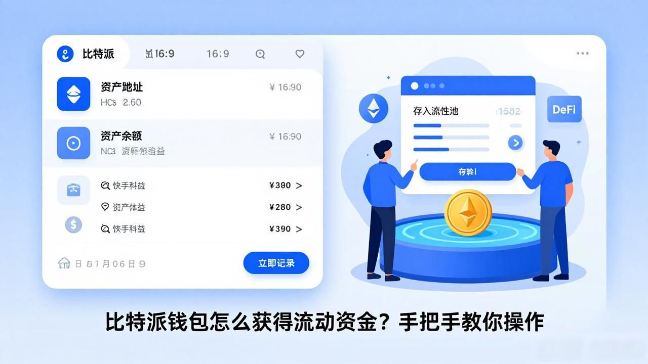 比特派钱包流动资金获取路径_如何在比特派钱包网址中获得流动资金？_比特派钱包参与DeFi生态