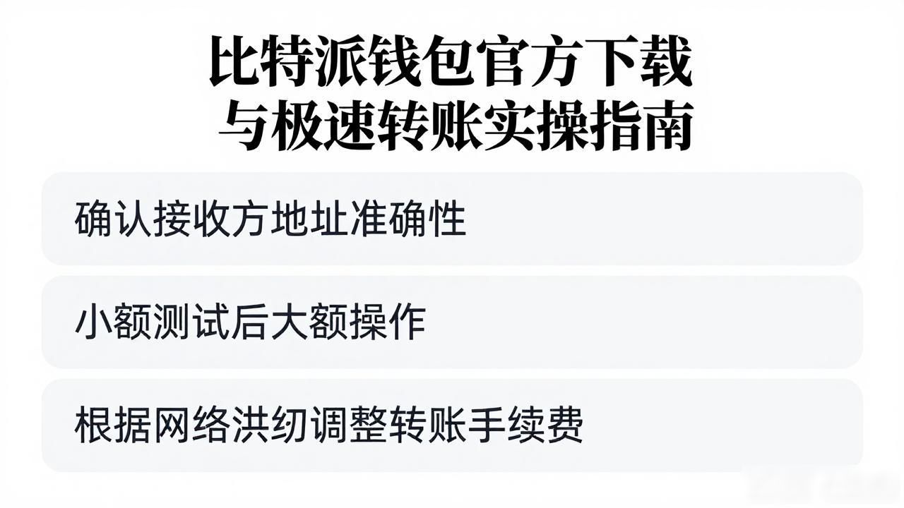 快速转账操作指南_如何在比特派钱包下载官方app中实现快速转账？_比特派钱包下载官方app